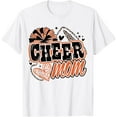 thumbnail image 1 of Cheer Mom Orange Cheerleader Game Day Cheer Mama Football T-Shirt tee, 1 of 4