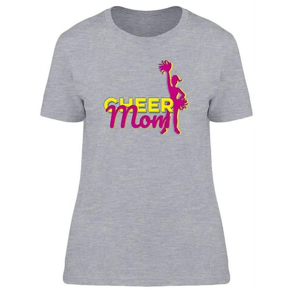 Cheer Mom Phrase Design T-Shirt Women -Image by Shutterstock, Female Small