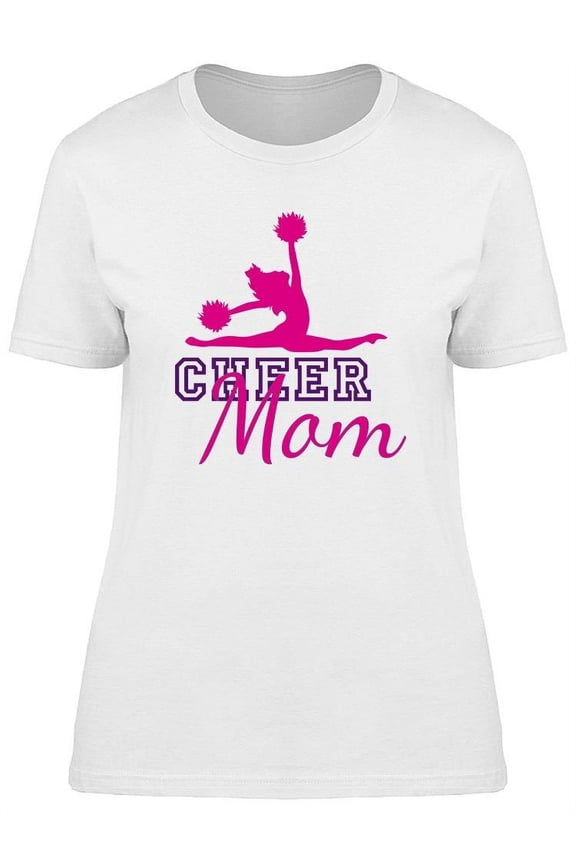 Cheer Mom Phrase T-Shirt Women -Image by Shutterstock, Female Small