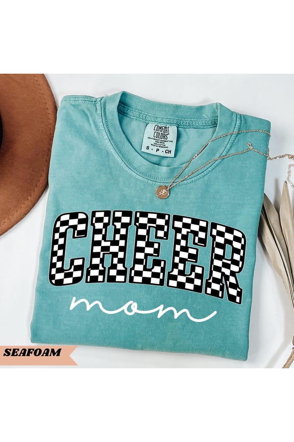 Cheer Mom Shirt Cheerleading Competition Day Tee Game Day Spirit Shirt For Cheer Squad Gif