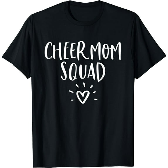 Cheer Mom Squad Cheerleading Mother Gift Cheerleader T-Shirt