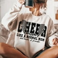 thumbnail image 1 of Cheer Mom Sweatshirt, Cheer Life Pullover, Team Spirit Sweater, Cheerleader Mom Top, Funny Cheer Mom Shirt, 1 of 5