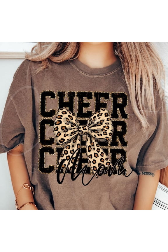 Cheer Mom T-Shirt, Game Day Cheer Mama Shirt, Varsity Cheerleading Design for Moms