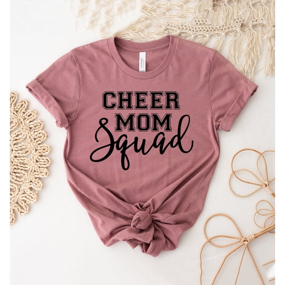 Cheer Mom T-shirt, Back To School Shirt, Mother's Day Tee, Cheerleader Top, Cheer, Mama T-shirt, Mom Shirt, Women's T-shirts All Size S-5Xl