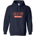 thumbnail image 1 of Cheer Mom With All The Heart A Cheerleader Mother Squad Graphic Pullover Hoodie, up to size 5XL, 1 of 3