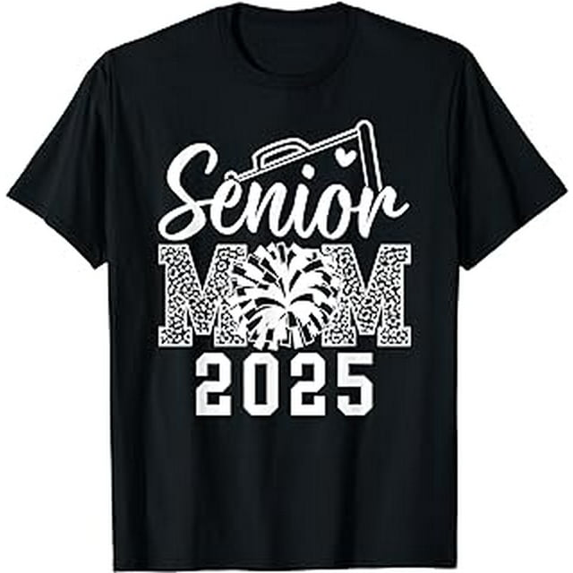 Cheer Senior Mom 2025 Proud Cheerleading Senior Mother 2025 TShirt