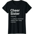 thumbnail image 1 of Cheer Sister Definition Cheerleader T-Shirt, 1 of 3