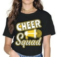 thumbnail image 1 of Cheer Squad Black Short Sleeves T Shirt, 1 of 3