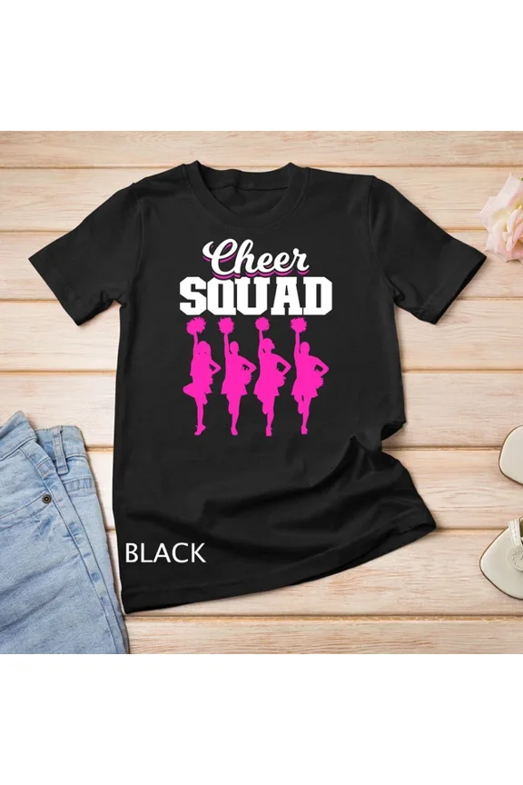 Cheer Squad Cheering Cheer Team Cheerleader Cheerleading T-Shirt Unisex S-5XL Hot Trending Shirt Birthday Gift
