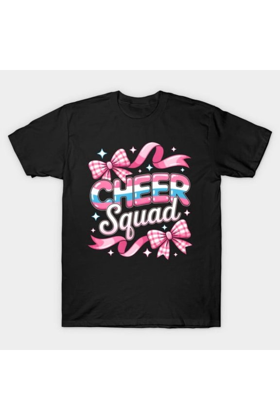 Cheer Squad Cheerleading Cheerleader Matching Graphic G5881 Unisex T-Shirt, Up to Size 5XL