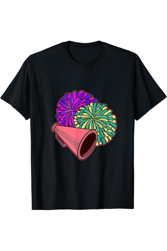 Cheer Squad Cheerleading Team Cheerleader T-Shirt Black 3X-Large