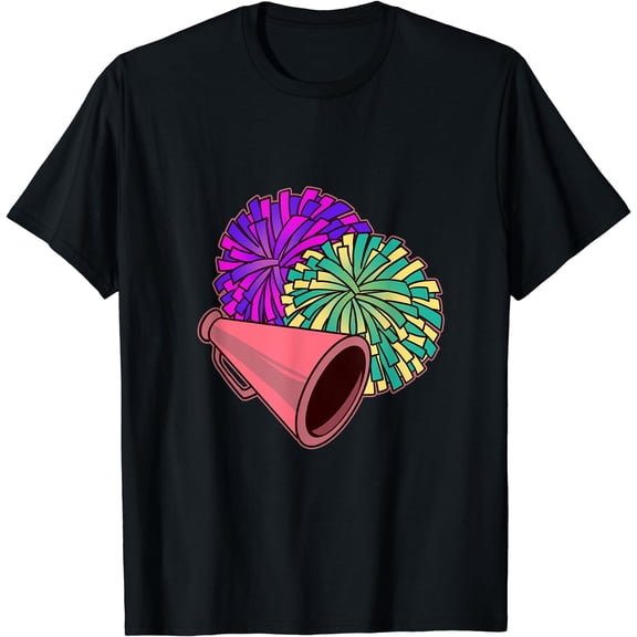 Cheer Squad Cheerleading Team Cheerleader T-Shirt Black Small