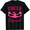 thumbnail image 1 of Cheer Squad, Fun Cheer Squad Gifts Cheerleader Cheering T-Shirt Black Large, 1 of 4