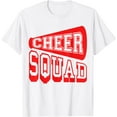 thumbnail image 1 of Cheer Squad Funny Cheerleader Cheering Cheerdancing Outfit Women T-Shirt White 2X-Large, 1 of 4