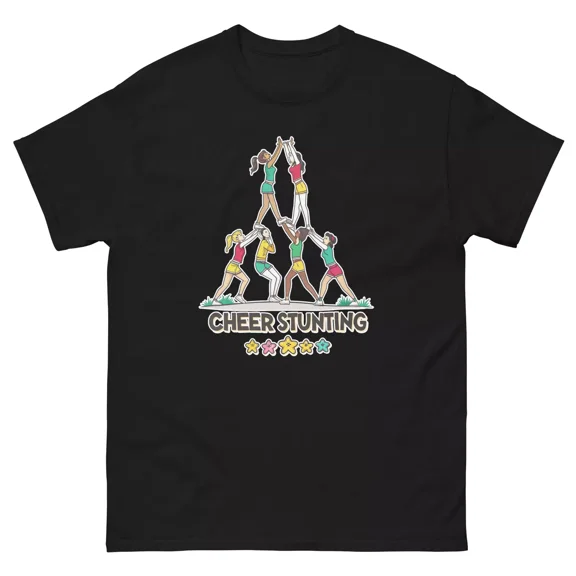 Cheer Stunting Sport Sports Activity Game T-Shirt