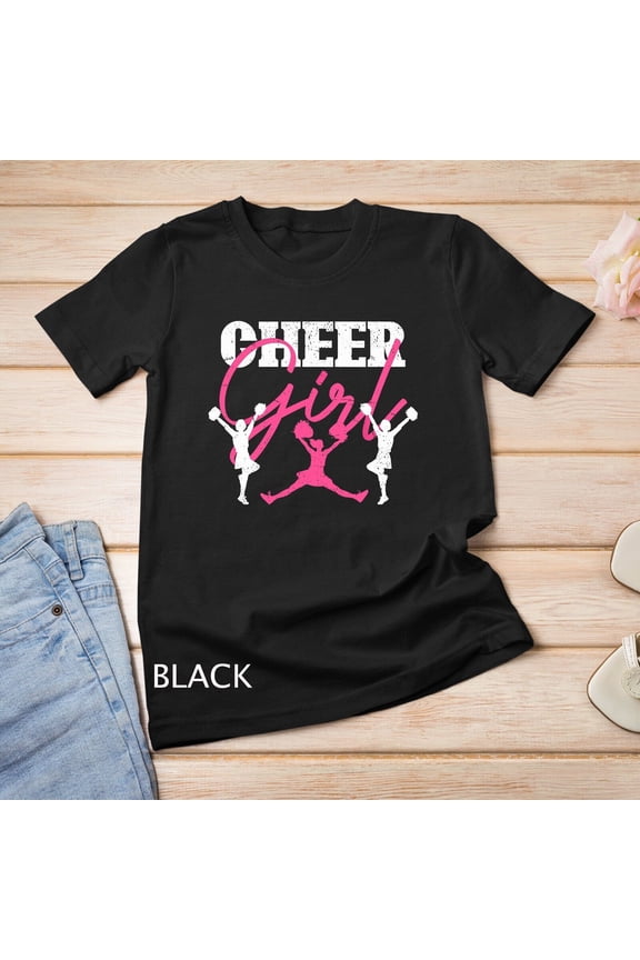 Cheer Team Cheerleading Cheering Women Girls Cheerleader T-Shirt