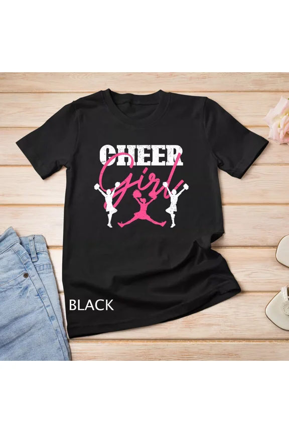 Cheer Team Cheerleading Women Girls Spirit Performance Pride Art Unisex T-Shirt, up to size 5XL