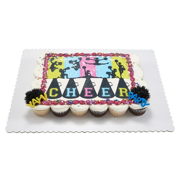 Cheer & Tumbling Cupcake Cake