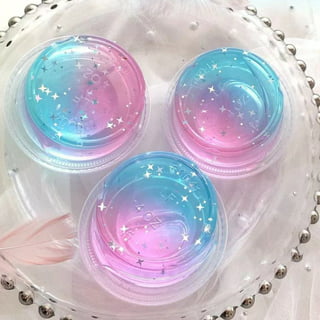 Clear Slime axolotl SCENTED Stretchy Glitter Slime 