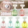 thumbnail image 1 of Cheer.US 300ML Flower Stamp Hand Soap Flower Soap Dispenser Flower Shaped Foaming Container Flower Shape Pump Bottle Travel Liquid Soap Dispenser for Travel&nbsp;, 1 of 7