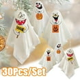 thumbnail image 1 of Cheer.US 30Pcs/Pcs Halloween Mini Ghost Hanging Decoration, White Fabric Ghost Party Decoration, Pumpkin Ghost Windsock Pendant for Patio Lawn Garden Party Holiday Decorations, 1 of 7