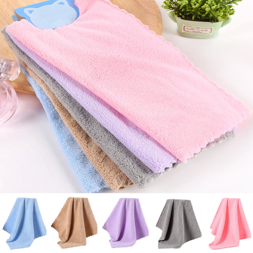 Cheer.US 6 Pcs Baby Washcloths - Soft Absorbent Bamboo Towel - Newborn Bath Face Towel - Natural Baby Wipes for Delicate Skin - Baby Registry as Shower for Newborns, Infants and Toddlers