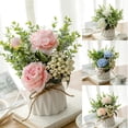 thumbnail image 1 of Cheer.US Artificial Flowers, Faux Flowers Rose&nbsp;DIY Flower Perfect for DIY Indoor Outdoor Home Kitchen Office Table Centerpieces Wedding Christmas Decor, 1 of 7