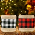 thumbnail image 1 of Cheer US Christmas Plaid Wired Ribbon, Christmas Burlap Ribbon,Christmas Ribbon for Gift Wrapping, Big Bow, Wreath, 1 of 8