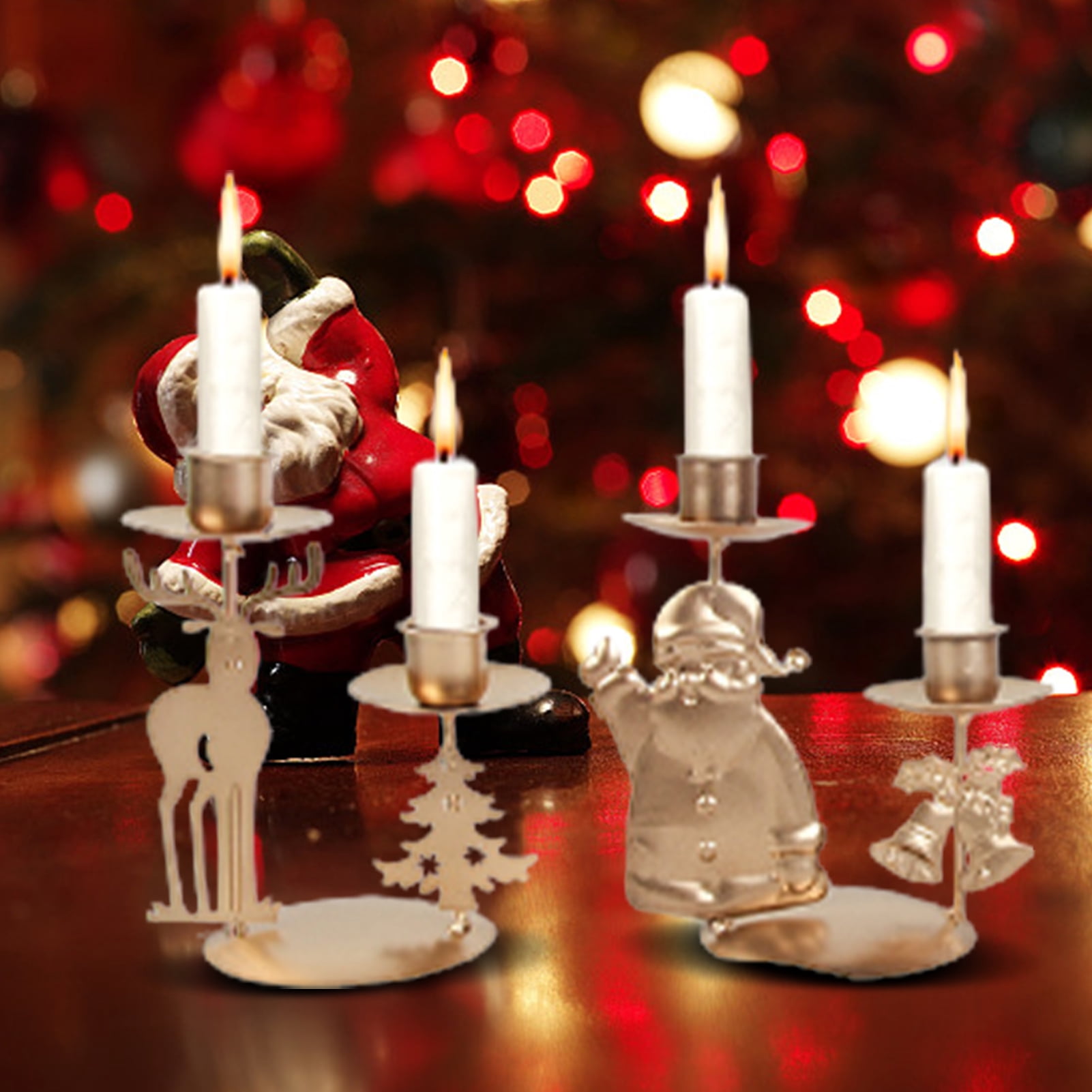 Cheer US Gold Candlestick Holders for Taper Candle Metal Candle Stick ...