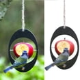 thumbnail image 1 of Cheer.US Hummingbird Fruit Feeder, Outdoor Metal Hummingbird Bird Feeder Hanging, Small Creative Suspended Fruit Bird Feeder, for Garden Yard Decoration Outside Garden-5.91"x3.94’’, 1 of 7