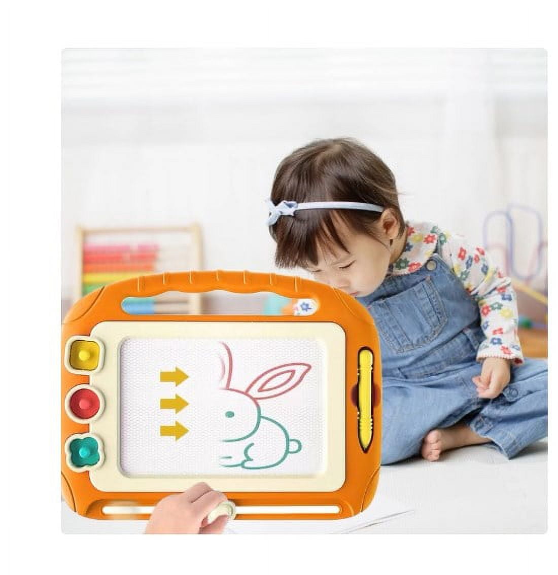 Magnetic Drawing Board Toddler Toys for Girls Gifts, Erasable Etch a Sketch  Writing Doodle Pad Travel Games for Kids 