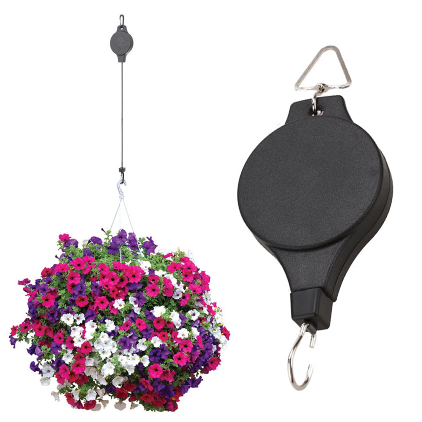 Cheer US Plant Pulley Retractable Plant Hanger for Hanging Plants