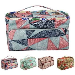 Knitting Bag, Yarn Tote Storage Organizer with Separate Crochet Hooks – Fig  Basket Crochet & Creative