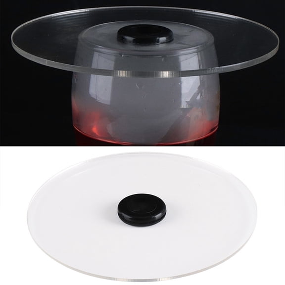 Cheer US Smoking Gun Cup Cover for Cocktail Drinks Smoking, Smoke Infuser Lids Suitable for Wine-Cups Goblet Glasses Tumblers Mugs Bowls Diameter Below-4.72"