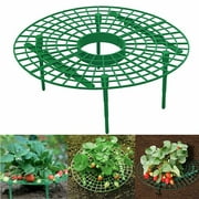 Cheer.US Sturdy Strawberry Supports, Strawberry Support with 4 Leg, Adjustable Strawberry Supports Stand Balcony Vegetable Rack, Protection of Strawberry Plant from Rot and Dirt