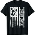 thumbnail image 1 of Cheer Uncle Vintage American Flag Cheerleader Squad T-Shirt tee, 1 of 4