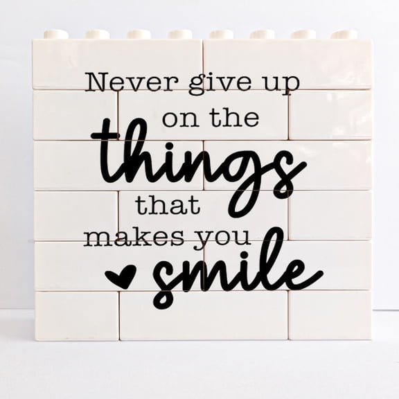 Cheer Up Gifts For Women Men Positive Farmhouse Building Bricks Blocks Puzzles For Home Office Living Room Kitchen Bedroom Office School Bathroom Farm Garage Shelf Table Desk Decorations