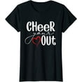 thumbnail image 1 of Cheer Your Heart Out Cool Cheerleader Cheering T-Shirt, 1 of 3