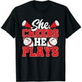 thumbnail image 1 of Cheer and Football Mom Cheer Mom Of Both Football Cheer Mom T-Shirt, 1 of 4