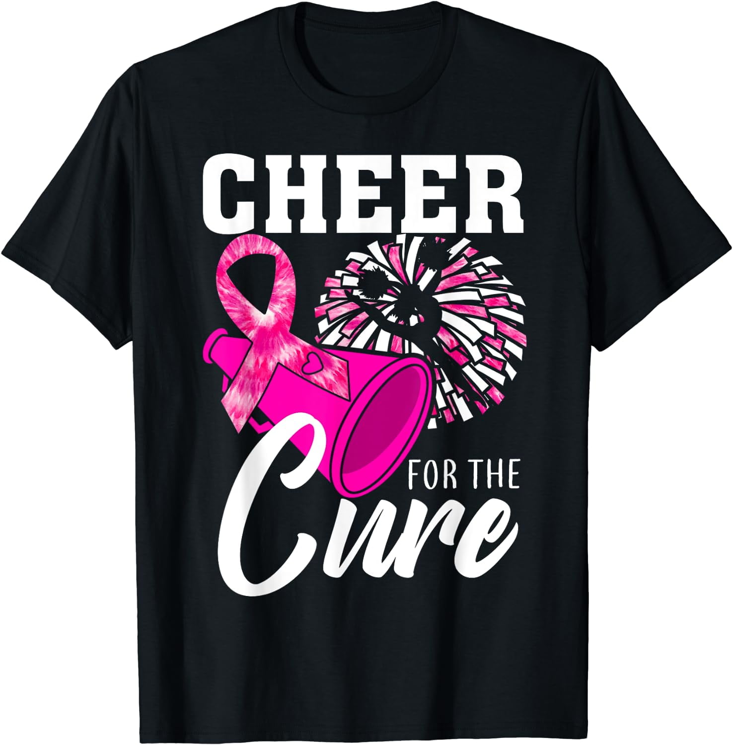 Cheer for The Cure Breast Cancer Awareness Month Cheerleader T