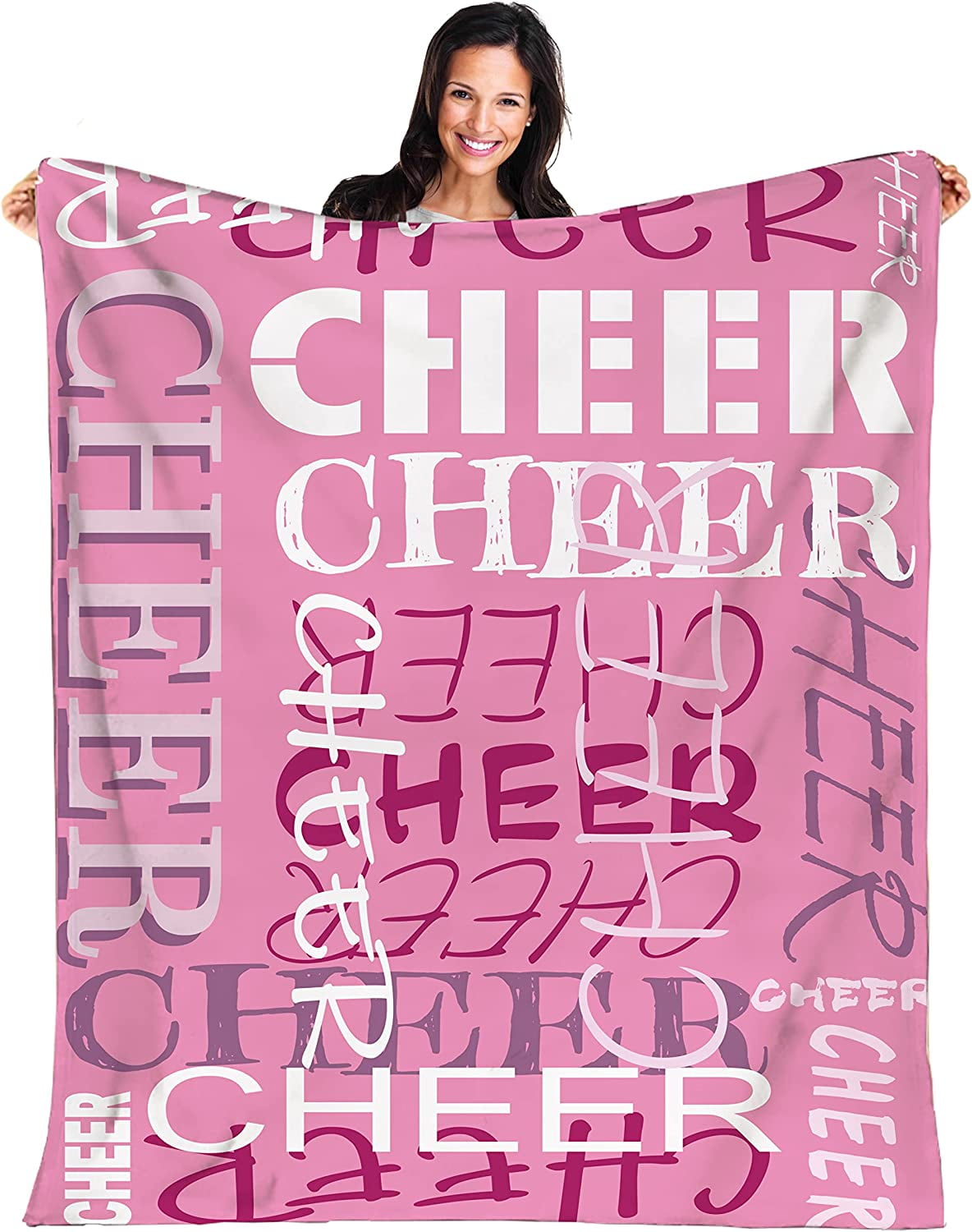 Cheer''s Fleece Throw Blanket Holiday Blanket Fuzzy Warm Cozy Throws for Winter All Seasons Bedding Couch Sofa Bed Office for Teens Adults Women Gift