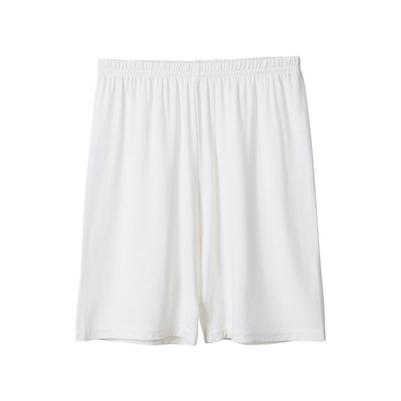 CheerKidz 2025 New Summer Casual Shorts for Children 0-18 Years Five Quarter Pants Elastic Waist Small,Medium and Large Sizes Fit for Everyday Wear and Outdoor Activities(White,16 Years)