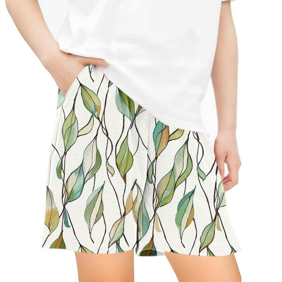 CheerKidz Children's Summer Sports Shorts for Big Kids 2pc Solid Color Casual Pants with Elastic Waist Fit for Beach and Outdoor Play 3-11Years(,3 Years)