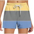 thumbnail image 1 of CheerKidz Shorts for Women Casual Summer Shorts Fashion High Waisted Regular Fit Drawstring Short Pants with Pockets Beach Biker Running Shorts(Dark Blue,XXL), 1 of 5