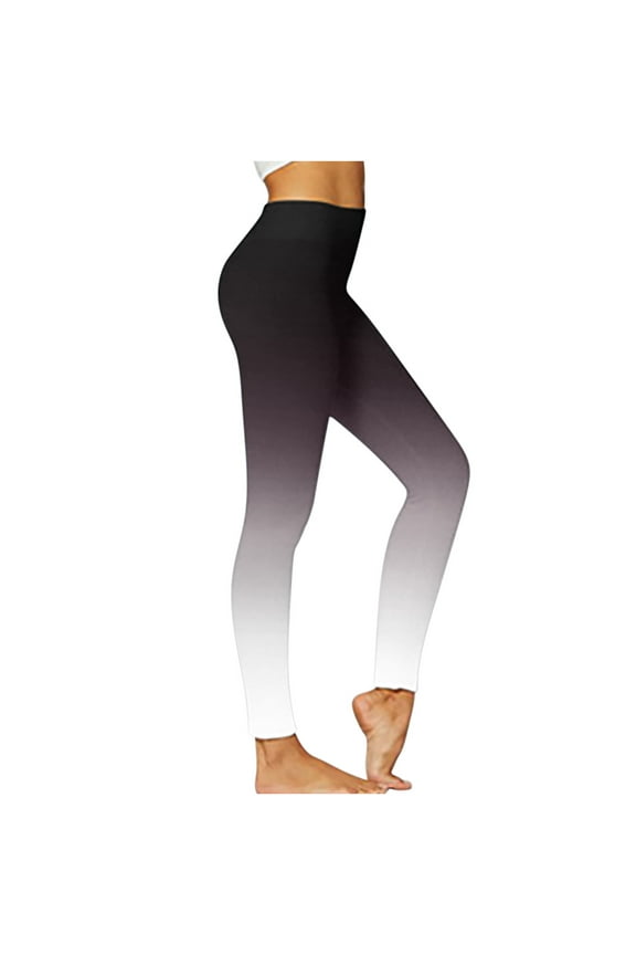 Women's Fashion Activewear Leggings High Waisted Tummy Control Printed Athletic Legging Quick Drying Tight Fitness Running Yoga Pants(Gray,XL)