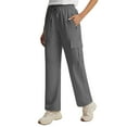 thumbnail image 1 of CheerKidz Women's Summer Quick Drying Work Pants Solid Color Multi-Pocket Hiking Trousers Lightweight Stretch Active Sports Pants for Outdoor Running(Gray,XL), 1 of 8