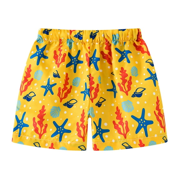 CheerKidz Cute Pattern Print Beach Pants for Toddler Baby Boys Summer Loose and Softable Kids Shorts for Stylish and Relaxed Summer Wear 3-10 Years(,4-5 Years)