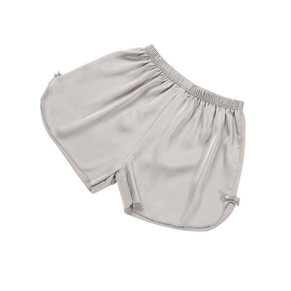 CheerKidz Girls' Cute Safe Guards Chiffon Shorts for 3-7 Years Summer Shorts Thin Underwear Pants Soft & Softable for Daily Wear(Gray,4 Years)