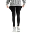 thumbnail image 1 of CheerKidz Kids' Comfortable Leggings for Girls Soft and Breathable Design High Elasticity Tights Perfect for Outdoor Play and Casual Style 2-13 Years(Black,10 Years), 1 of 7