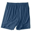 thumbnail image 1 of CheerKidz Summer Shorts for Women's Solid Color Breathable High Waisted Thin Shorts Lightweight Home Pants Soft Underwear(Z01#Blue,L), 1 of 6